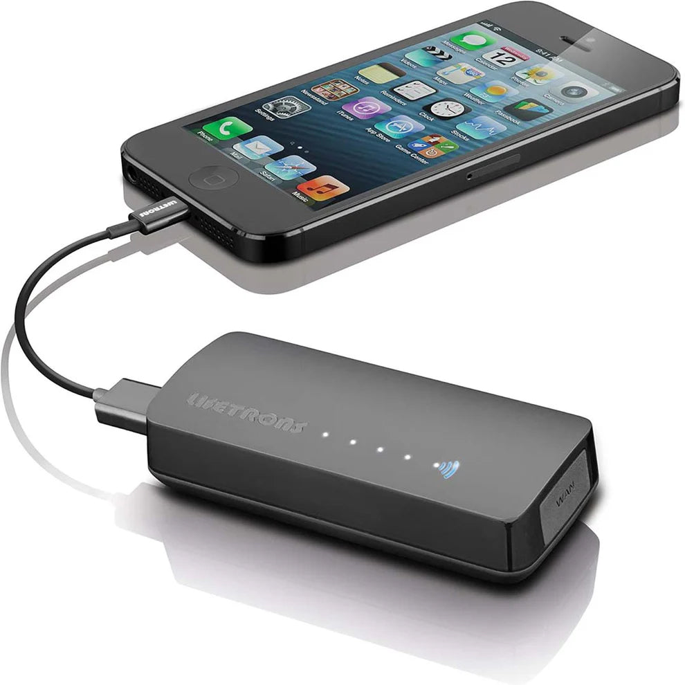 Lifetrons 2-in-1 Wi-Fi Extender & Power Bank – 5200mAh Portable Router + Charger