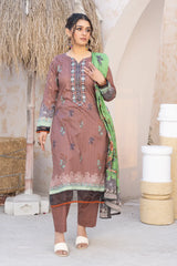 Pima Digital Printed Lawn  BR-1407