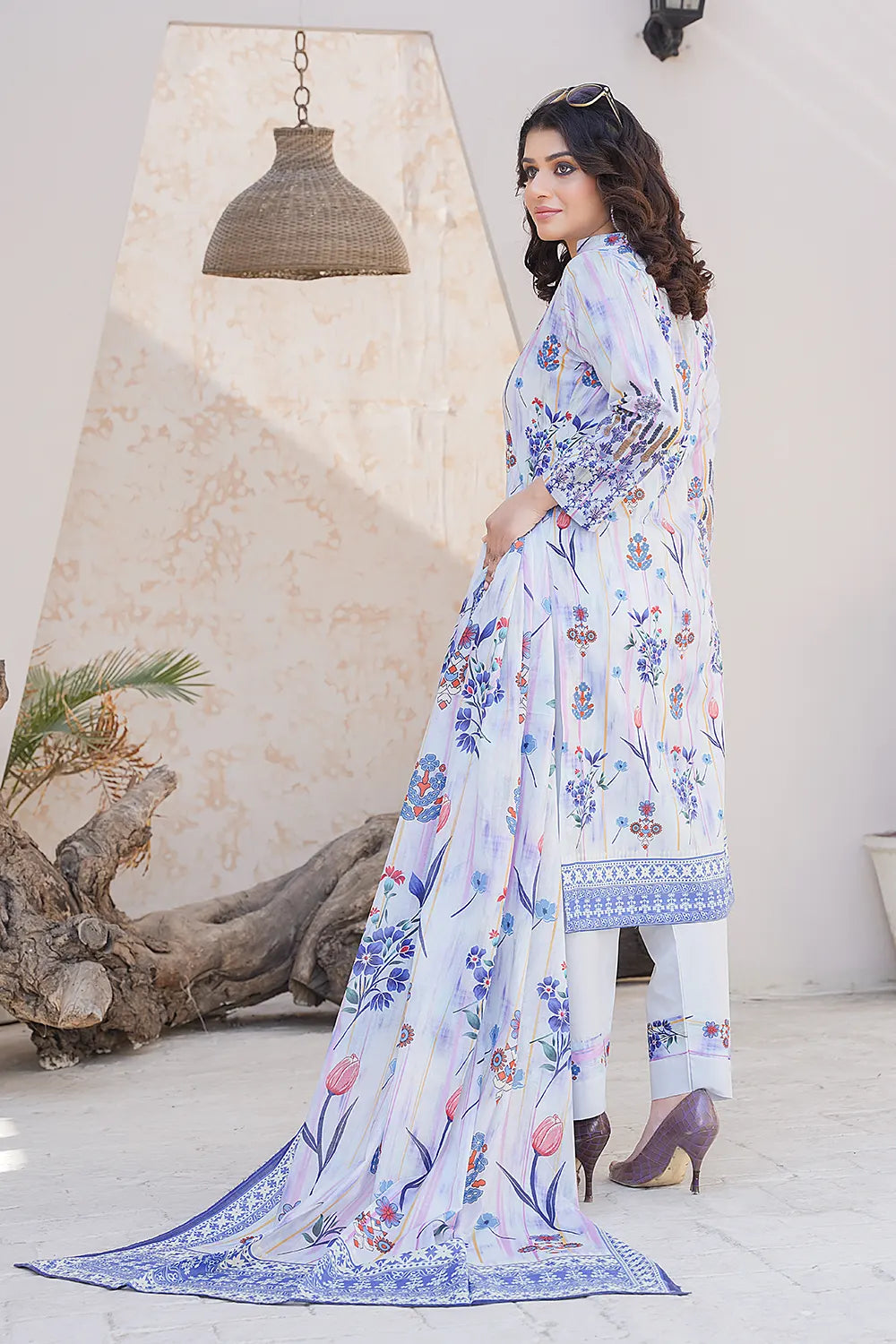 Pima Digital Printed Lawn  BR-1410
