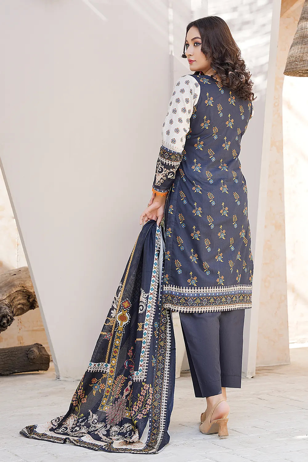Pima Digital Printed Lawn  BR-1412