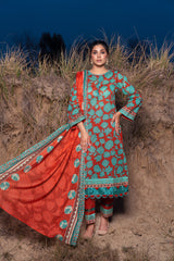 Meerab Digital Printed Lawn  PR-4033