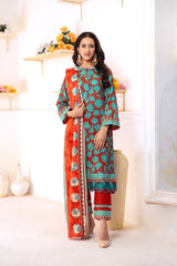 Meerab Digital Printed Lawn  PR-4033