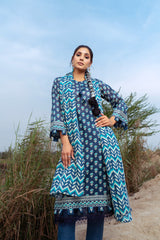 Meerab Digital Printed Lawn  PR-4035