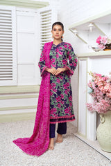 Meerab Digital Printed Lawn  PR-4043