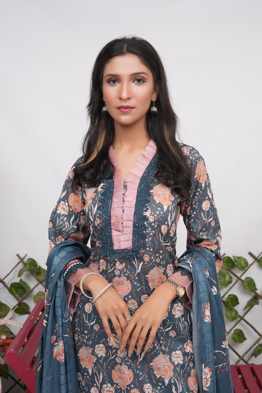 Charm Digital Printed Lawn BR-1422