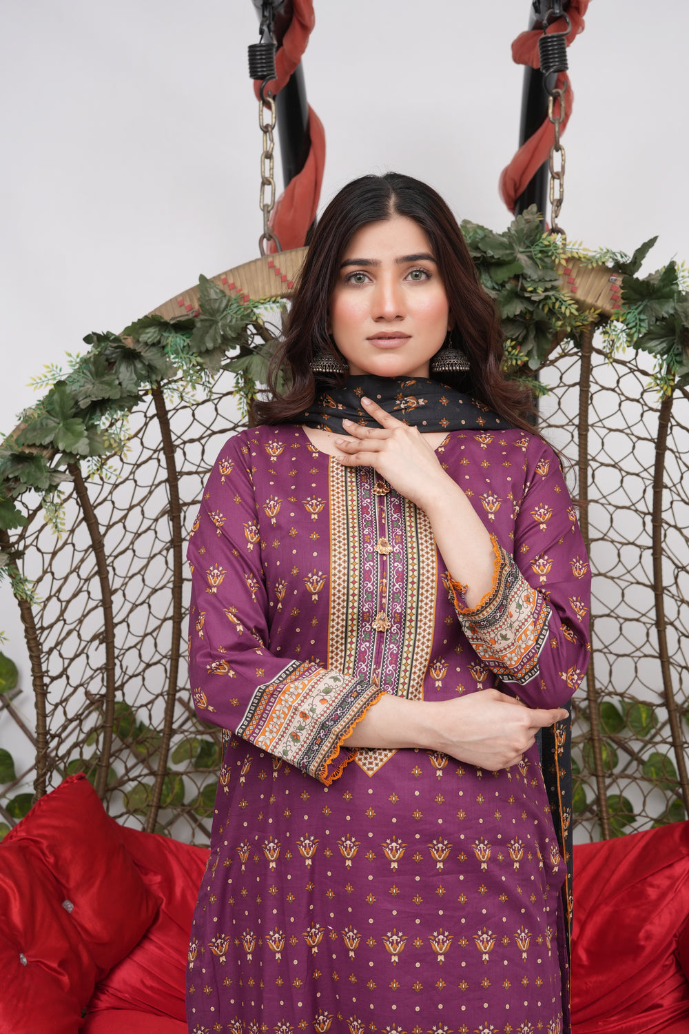 Charm Digital Printed Lawn BR-1419