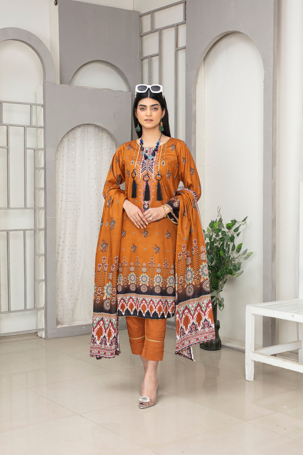 Meerab Digital Printed Lawn  PR-4026