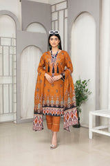 Meerab Digital Printed Lawn  PR-4026