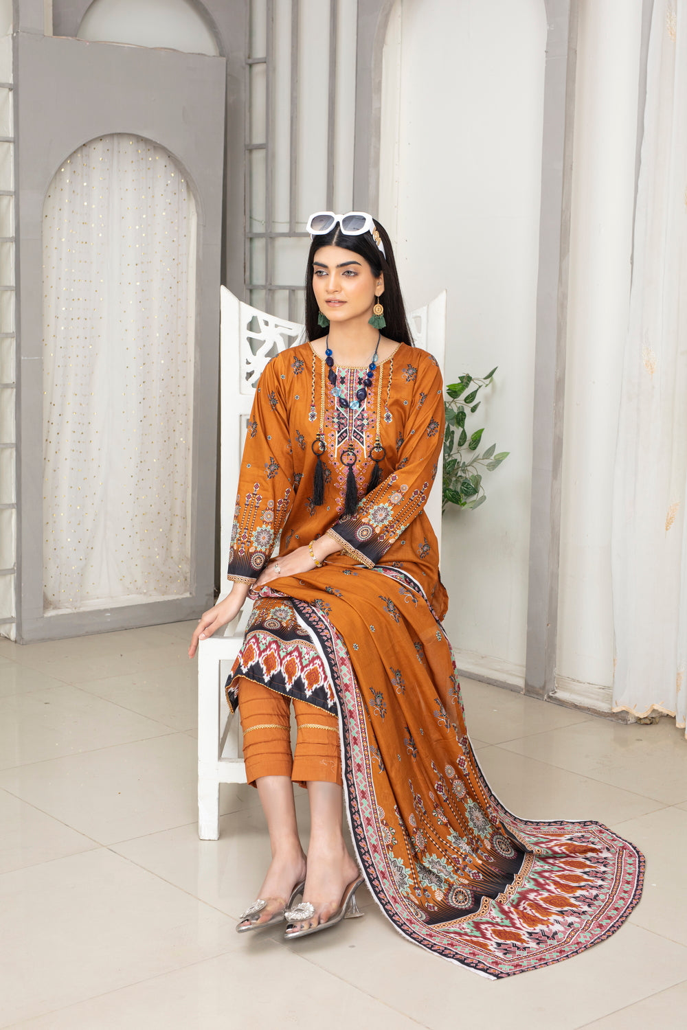 Meerab Digital Printed Lawn  PR-4026