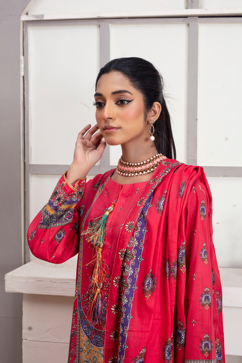 Meerab Digital Printed Lawn  PR-4028