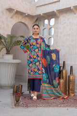 Meenonee Digital Printed Lawn  MD-795