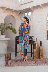 Meenonee Digital Printed Lawn  MD-795