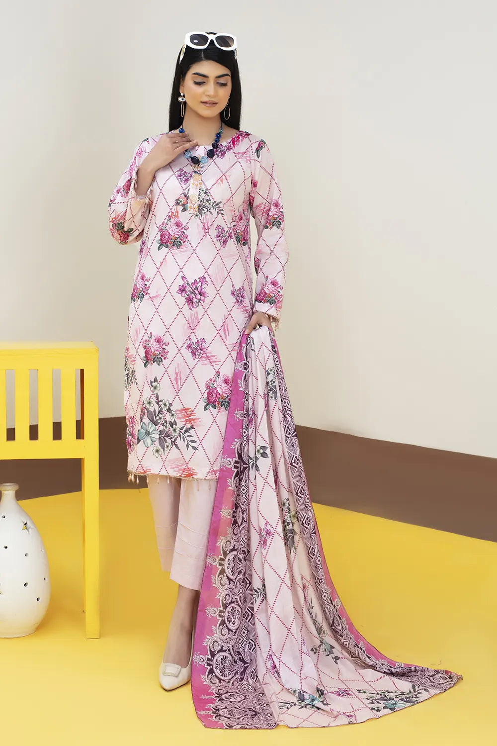 Libaas Unstitched Lawn PR-2672