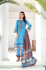 Pima Digital Printed Lawn  PR-2686