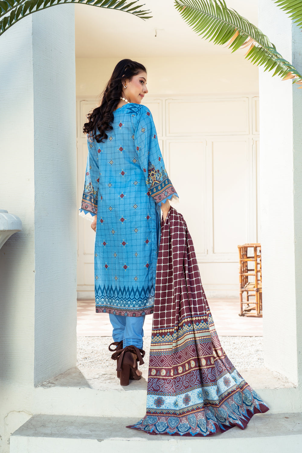Pima Digital Printed Lawn  PR-2686
