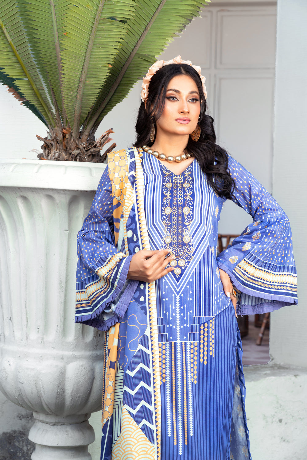 Pima Digital Printed Lawn  PR-2690