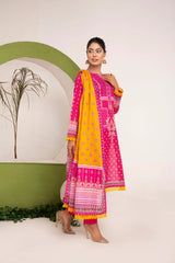 Chunri Digital Printed Slub Lawn PR-2699