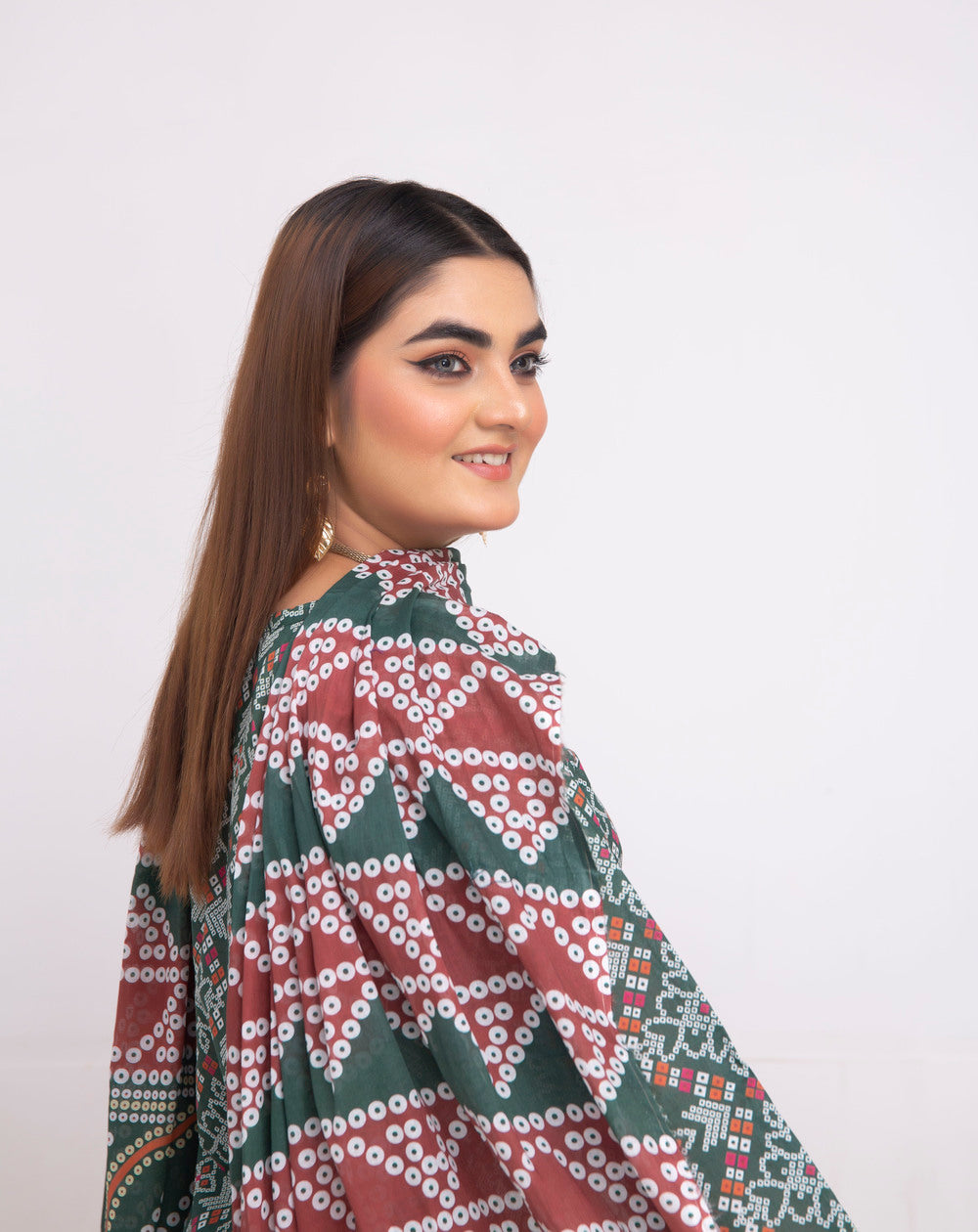 Chunri Digital Printed Slub Lawn PR-2700