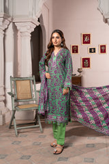 Maahru Digital Printed Lawn BR-1335