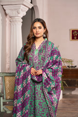 Maahru Digital Printed Lawn BR-1335