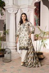 Maahru Digital Printed Lawn BR-1337
