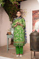 Maahru Digital Printed Lawn BR-1338