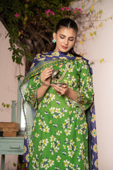 Maahru Digital Printed Lawn BR-1338