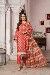 Maahru Digital Printed Lawn BR-1339