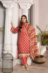 Maahru Digital Printed Lawn BR-1339