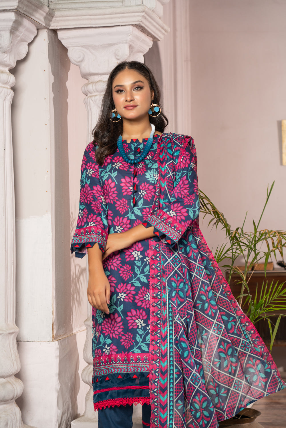 Maahru Digital Printed Lawn BR-1343