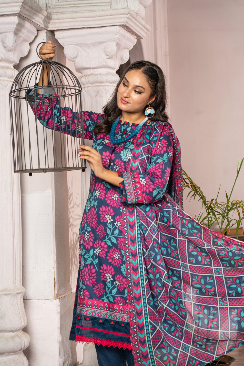 Maahru Digital Printed Lawn BR-1343