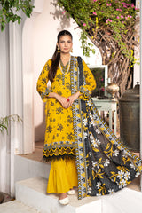 Maahru Digital Printed Lawn BR-1344