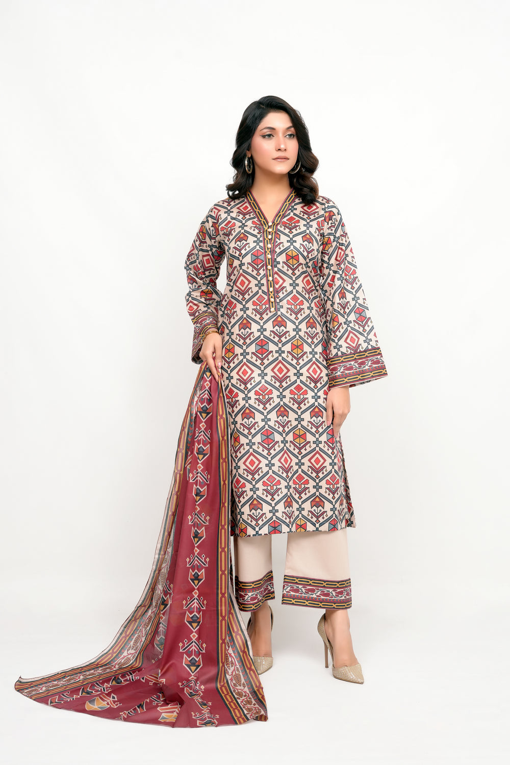 Shama Digital Printed Lawn BR-BR-1375