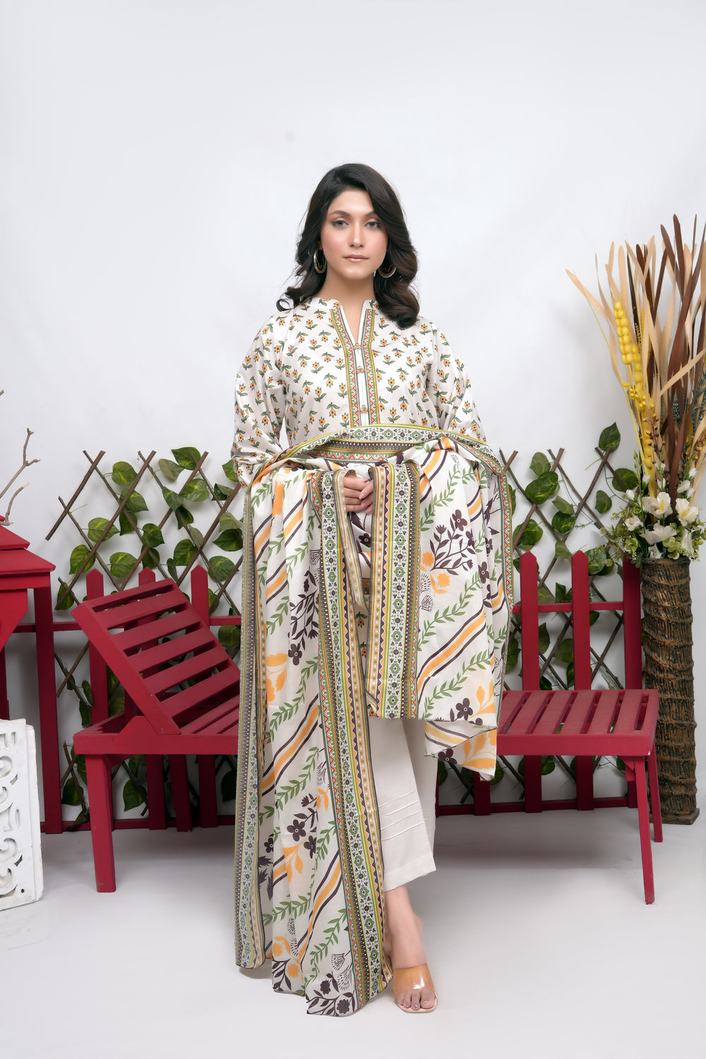 Shama Digital Printed Lawn BR-1384