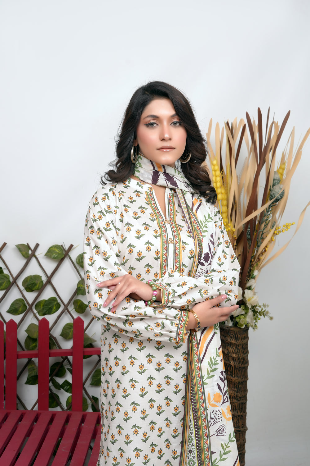 Shama Digital Printed Lawn BR-1384