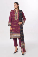 3 Piece Unstitched Printed Lawn Suit CLP-52202