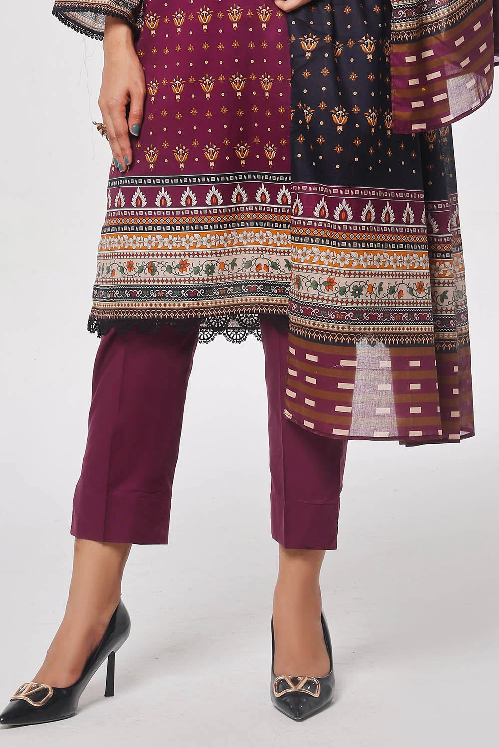 3 Piece Unstitched Printed Lawn Suit CLP-52202